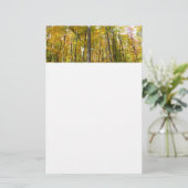 Wälder in Gelben Blätter Herbstlandschaft Briefpapier (Stehend Vorderseite)