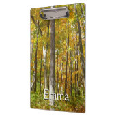 Wälder in Gelben Blätter Herbstlandschaft Klemmbrett (Links)