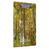 Wälder in Gelben Blätter Herbstlandschaft Klemmbrett (Rechts)