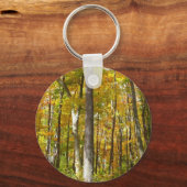 Wälder in Gelben Blätter Herbstlandschaft Schlüsselanhänger (Vorderseite)