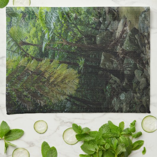 Wälder | Iriomote Ishigaki Nationalpark Geschirrtuch (Gefaltet)