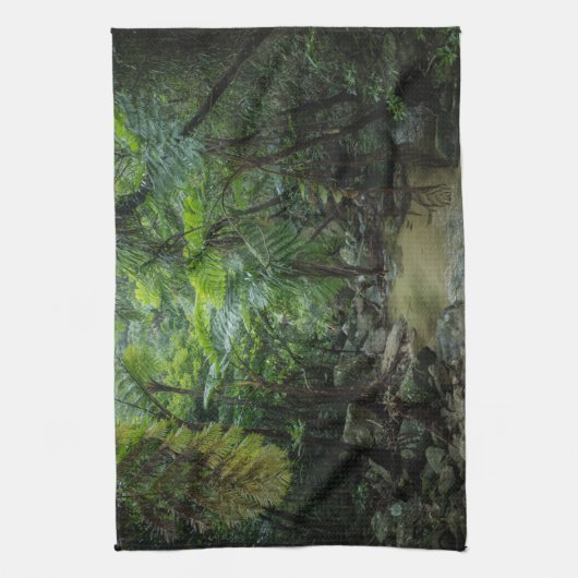 Wälder | Iriomote Ishigaki Nationalpark Geschirrtuch (Vertikal)