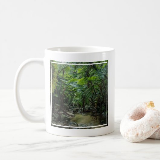 Wälder | Iriomote Ishigaki Nationalpark Kaffeetasse (Mit Donut)