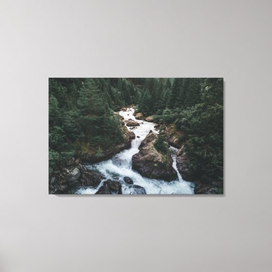 Wälder | Kanton Graubünden Leinwanddruck (Vorderseite)