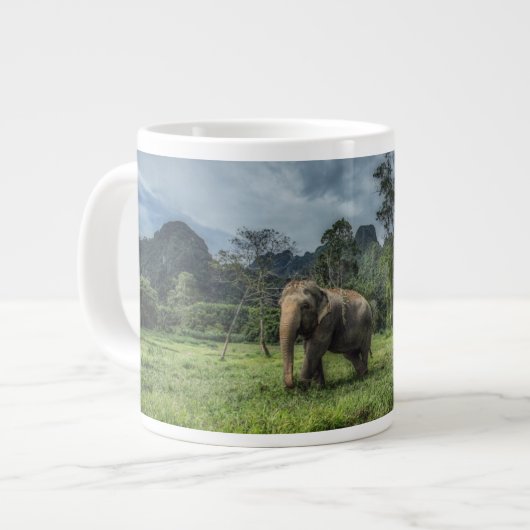 Wälder | Kao Sok Nationalpark Jumbo-Tasse (Vorderseite Links)