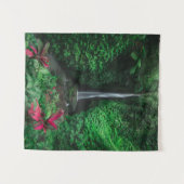 Wälder | Leke Leke Wasserfälle in Bali Wandteppich (Vorderseite (Horizontal))