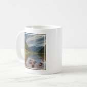 Wälder | Maroon Bells Colorado Kaffeetasse (Vorderseite Links)