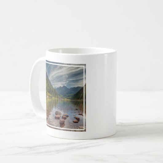Wälder | Maroon Bells Colorado Kaffeetasse (Vorderseite Links)