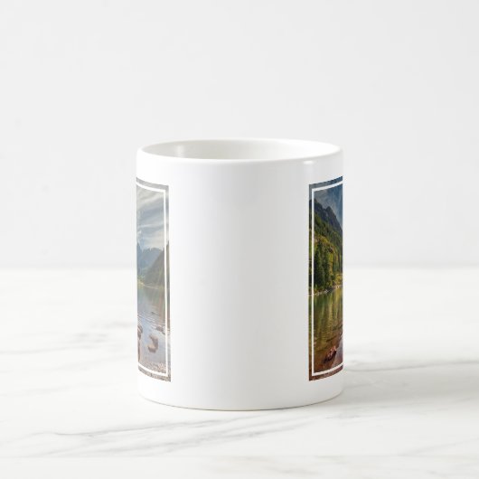Wälder | Maroon Bells Colorado Kaffeetasse (Mittel)