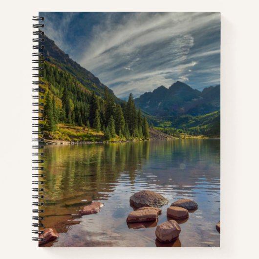 Wälder | Maroon Bells Colorado Notizblock (Vorderseite)