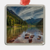 Wälder | Maroon Bells Colorado Ornament Aus Metall (Vorne)
