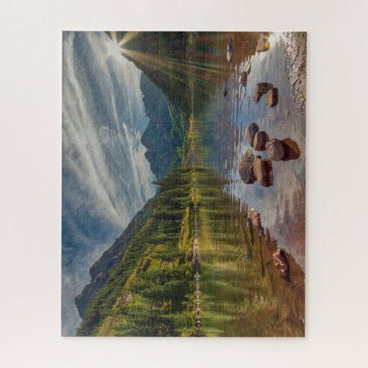Wälder | Maroon Bells Colorado Puzzle (Vertikal)