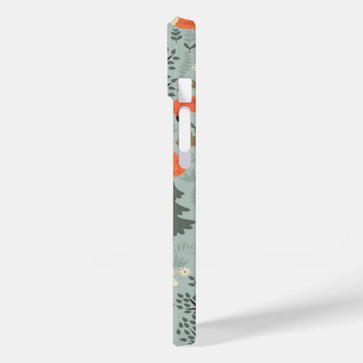 Wälder mit Füchsen und Hasen Case-Mate iPhone Hülle (Rückseite / Links)