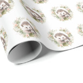 Wälder mit Niedlichem Igel Geschenkpapier (Rolleneckpunkt)