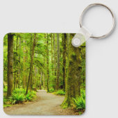 Wälder | Olympischer Nationalpark Schlüsselanhänger (Rückseite)