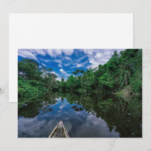 Wälder | Peruanischer Dschungelwald Dankeskarte (Vorne/Hinten)