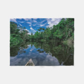 Wälder | Peruanischer Dschungelwald Fleecedecke (Vorderseite (Horizontal))