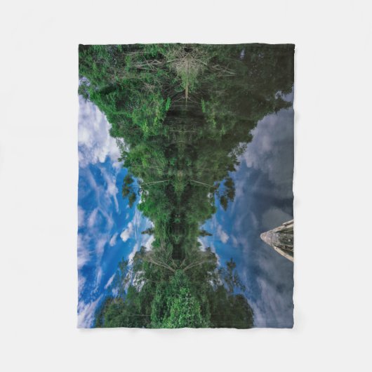 Wälder | Peruanischer Dschungelwald Fleecedecke (Vorderseite)