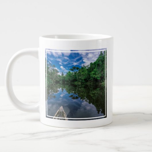 Wälder | Peruanischer Dschungelwald Jumbo-Tasse (Links)