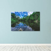 Wälder | Peruanischer Dschungelwald Leinwanddruck (Insitu (Holzboden))