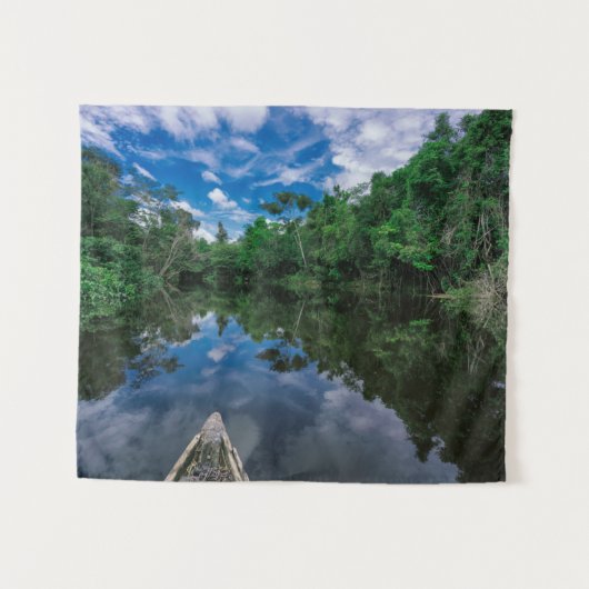 Wälder | Peruanischer Dschungelwald Wandteppich (Vorderseite (Horizontal))