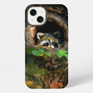 Wälder Raccoon Peeking iPhone 13 Hülle