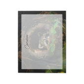 Wälder | Raccoon Peeking Notizblock (Rotiert)