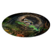 Wälder | Raccoon Peeking Schneidebrett (Ecke)