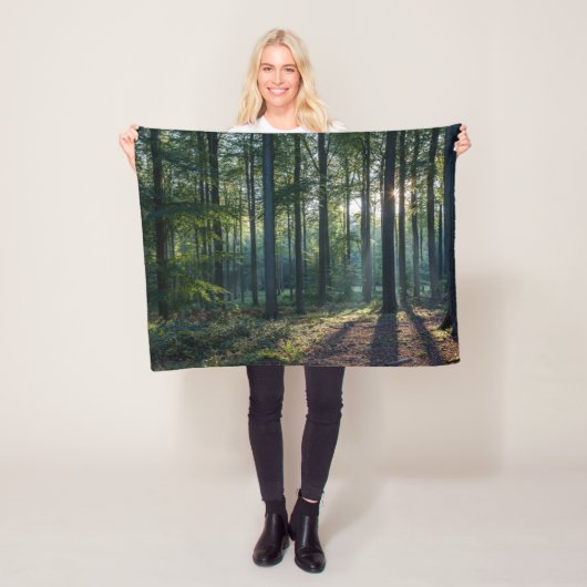 Wälder | Schwarzwald Deutschland Fleecedecke (Beispiel)