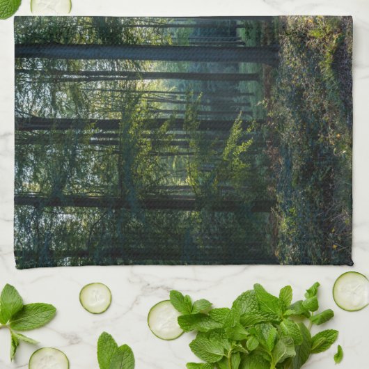 Wälder | Schwarzwald Deutschland Geschirrtuch (Gefaltet)