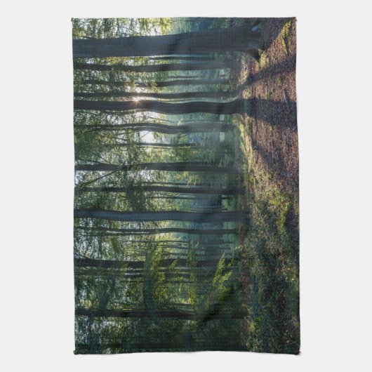 Wälder | Schwarzwald Deutschland Geschirrtuch (Vertikal)