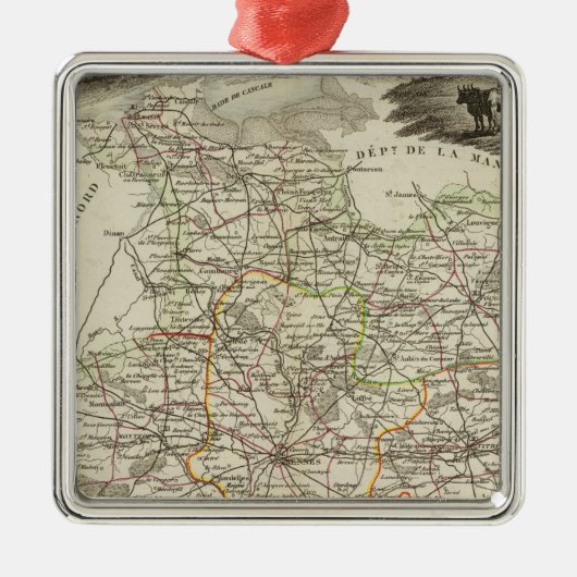 Wälder Silbernes Ornament (Vorne)