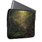 Wälder | Sonnenlicht Highlights Wasserfall Laptopschutzhülle (Vorne Rechts)