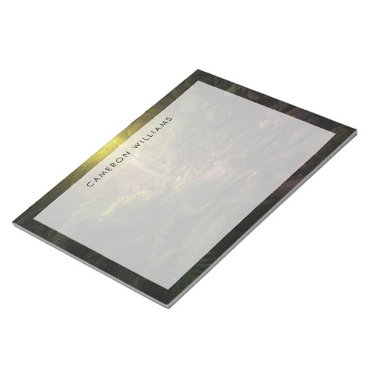 Wälder | Sonnenlicht Highlights Wasserfall Notizblock (angewinkelt)