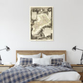 Wälder, Städte, Städte Leinwanddruck (Insitu (Schlafzimmer))