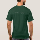 Wälder statt Faschismus T-Shirt (Rückseite)