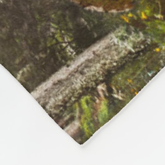 Wälder | Sun Peeking Thru Fleecedecke (Ecke)