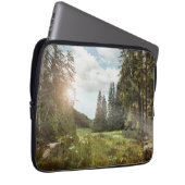 Wälder | Sun Peeking Thru Laptopschutzhülle (Vorne Rechts)