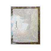 Wälder | Sun Peeking Thru Notizblock (Rotiert)