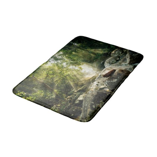 Wälder | Tropischer Dschungelwald Badematte (Schrägansicht)