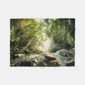 Wälder | Tropischer Dschungelwald Fleecedecke (Vorderseite (Horizontal))