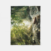 Wälder | Tropischer Dschungelwald Fleecedecke (Vorderseite)