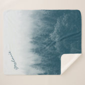 Wälder und Bäume drucken Personalisiert Sherpadecke (Vorderseite (Horizontal))