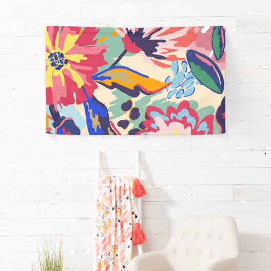 Wälder und Rose Banner (Insitu)