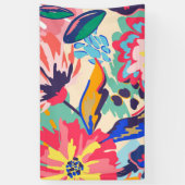 Wälder und Rose Banner (Vertikal)