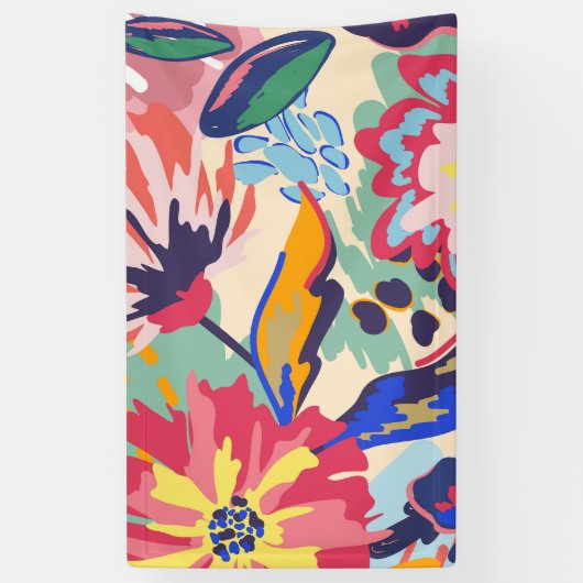 Wälder und Rose Banner (Vertikal)