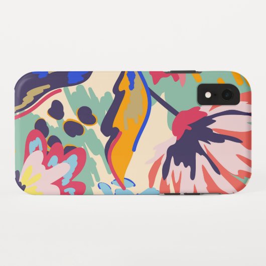 Wälder und Rose Case-Mate iPhone Hülle (Rückseite (Horizontal))