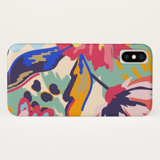 Wälder und Rose Case-Mate iPhone Hülle (Rückseite (Horizontal))