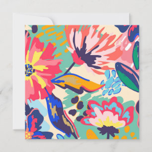 Wälder und Rose Einladung