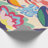 Wälder und Rose Geschenkpapier (Ecke)